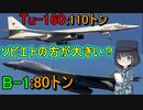 【兵器解説】なぜ米B-1爆撃機より旧ソTu-160爆撃機の方が大きいの？