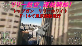 【ゆっくり実況】リリー航空、運航開始！第36回 『トップガン リリーホワイト　F-14で東京機動飛行』【MSFS】