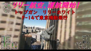 【ゆっくり実況】リリー航空、運航開始！第36回 『トップガン リリーホワイト　F-14で東京機動飛行』【MSFS】