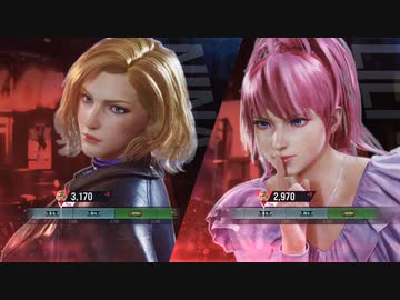 [鉄拳8DEMO RYONA]リリにニーナの投げ技と関節技