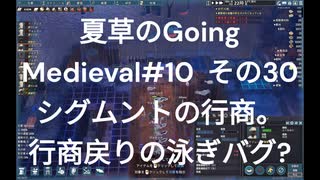 夏草のGoing Medieval#10  その30　 シグムントの行商。 行商戻りの泳ぎバグ？