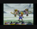 【逆リョナ】モブ敵女の魔女に前後からボコられて負ける動画