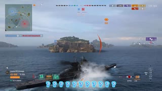 [WOWS/PS4]副砲特化フランドルで海戦する雪さんとななさんと伊能いお