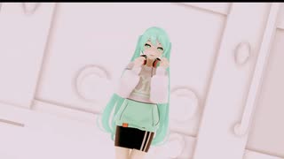 【MMD】ラビットホール_初音ミク Music cafe