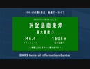 【EGIC-LIVE】択捉島南東沖 / M6.4 最大震度3 / 2023年12月28日18時15分