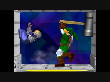 スマブラDX シークをハンマーで叩き続ける動画