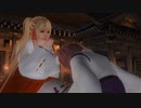 DOA5LR  大仏に女キャラをぶつける