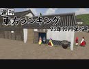 週刊東方ランキング　23年12月第4週