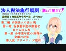 法人税法施行規則　第二編　内国法人の法人税　第一章　各事業年度の所得に対する法人税　第一節　各事業年度の所得の金額の計算　第九款　デリバティブ取引を桜乃そらさんが　音読します。施行日　令和五年十月一日