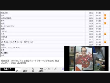 【最初の約30分のみ】暗黒放送　２９時間にわたる地獄のニートウォーキングお疲れ　放送　②【2024/1/2】