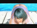 【DOAXVV】 たまき　ゆるふわパーカー　着崩れ　超ズームアップ　わんわん　ほおづえ