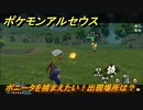 ポケモンアルセウス　ポニータを捕まえたい！出現場所は？　＃１８　【Pokémon LEGENDS アルセウス】