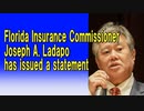 Florida Insurance Commissioner Joseph A. Ladapo has issued a statement 2024/01/04