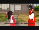 【東方MMD】 ついにであった先代巫女と博麗霊夢