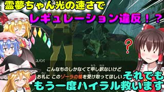『ゆっくり』霊夢ちゃんがレギュレーション違反スレスレ！？それでもハイラルを救う旅に出ました『ゼルダの伝説 ティアーズオブザキングダム』
