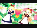 東方プロジェクトの上海人形ちゃんと蓬莱人形ちゃんにダーリンダンス踊らせてみたー