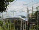 新幹線500系と500系　走行シーン２