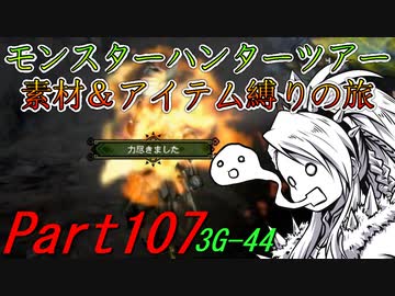 【ゆっくりモンハン】モンスターハンターツアー素材＆アイテム縛りの旅　part107【MH3G】