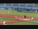 一死一塁　野尻 倖希くんの場面 竹原 廉人くん盗塁【2023年12月27日 NPBジュニアトーナメント ヤクルトスワローズジュニア対阪神タイガースジュニア】