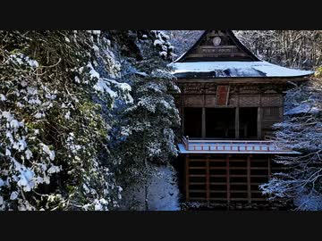 雪の清水寺を空から見ると冬の荘厳さを感じた件！！
