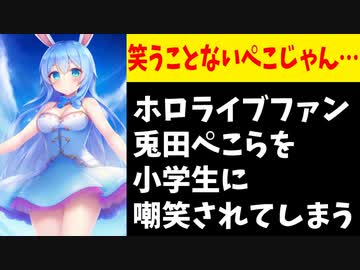 【悲報】ホロライブファン、兎田ぺこらを小学生に嘲笑されてしまう
