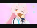 【手書き風】ロールケーキを食べる小鳥遊ホシノ【ブルーアーカイブ】