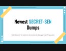Newest SECRET-SEN Dumps - Valid Materials for CyberArk Sentry Secrets Manager Exam Preparation