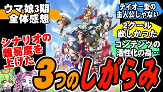 【ウマ娘】シナリオの難易度を上げた3つのしがらみ【アニメ3期全体感想】