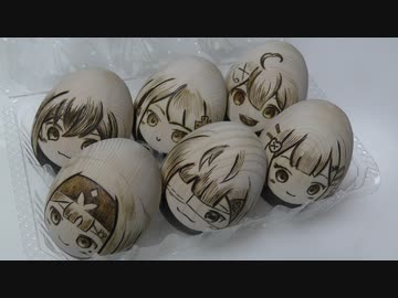 【勝手にグッズ化】ぶいぱいメンバーを焦がしてみた【たまご】