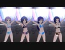 【ミリシタ】風花 瑞希 あずさ 千早 catch my feeling ソロMV【マイオンリースイムウェア】