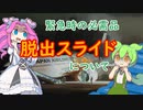 【ずんだもん】飛行機の脱出用スライドについて【空港解説】