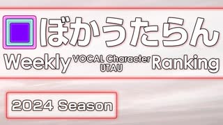 週刊VOCAL CharacterとUTAUランキング　#849・791