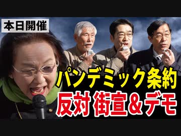 【令和6年1月14日】パンデミック条約反対 街宣・デモ