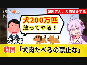 韓国「犬を食べるの禁止します」→ソウルに犬200万匹放ってやる！