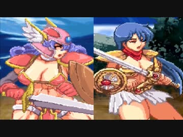 【R-18】女戦士2人がゴブリンやスライムに好き放題殴られてるだけ【リョナ】