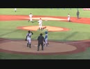 ファイターズジュニア二瓶 結登くん林くんとアウトの後　鈴木 風輝くんが藤森 一生くんからヒット【NPBジュニアトーナメント 日本ハムジュニア対 読売ジャイアンツジュニア2023年12月2