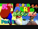 【Part5】Bボタン禁止！尻では殴れるガンジーマリオ６４