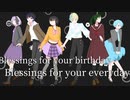 【オリジナルMV】Blessing 歌ってみた feat.アメノチアヤメ&チト&CHIKA&michi&ななみ&こーちゃ