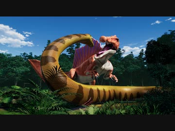 最強王図鑑 ～The Ultimate Battles～　第3話　【スペシャルマッチ】ティタノボア VS スピノサウルス