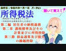 聴いて覚えて！　所得税法　第二編　居住者の納税義務　第二章　課税標準及びその計算並びに所得控除　第三節　損益通算及び損失の繰越控除　を『桜乃そら』さんが　音読します。施行日令和六年一月一日版