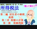 聴いて覚えて！　所得税法　第二編　居住者の納税義務　第三章　税額の計算　第二節　税額控除　を『VOICEROID2 桜乃そら』さんが　音読します（施行日　  令和六年一月一日　バージョン）