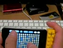 【PaklSound1】TENORI-ONっぽいなにか【iPod touch＋Mini-iStereoDock】