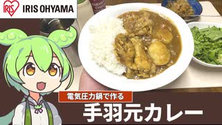 【1月22日はカレーの日】アイリスオーヤマの電気圧力鍋で手羽元カレー