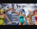 TDAミクさんwith褌ブラザーズの寒中ビーチライブ　Star Night Snow