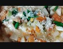 大鍋調理はコスバ最高!! おじやで朝昼飯