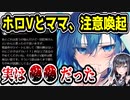 ホロライブ天音かなたのママ・おしおしお、注意喚起→実は〇〇だった