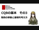 CQBの階段移動の基本的な考え方