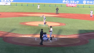 ベイスターズジュニア染谷 晟吉くん〜藤森 一生くん投飛　堀之内 拳くん三振　原 悠翔くん三振