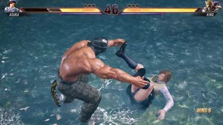 初見殺し笑　鉄拳8　Tekken8　風間飛鳥　制服　リョナ　Asuka　#TEKKEN8　Ryona