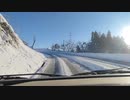 雪道で脱輪させてしまいました